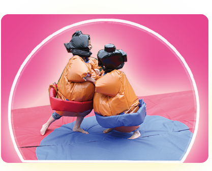 Acheter un animation gonflable sumos sur un tapis pour location de